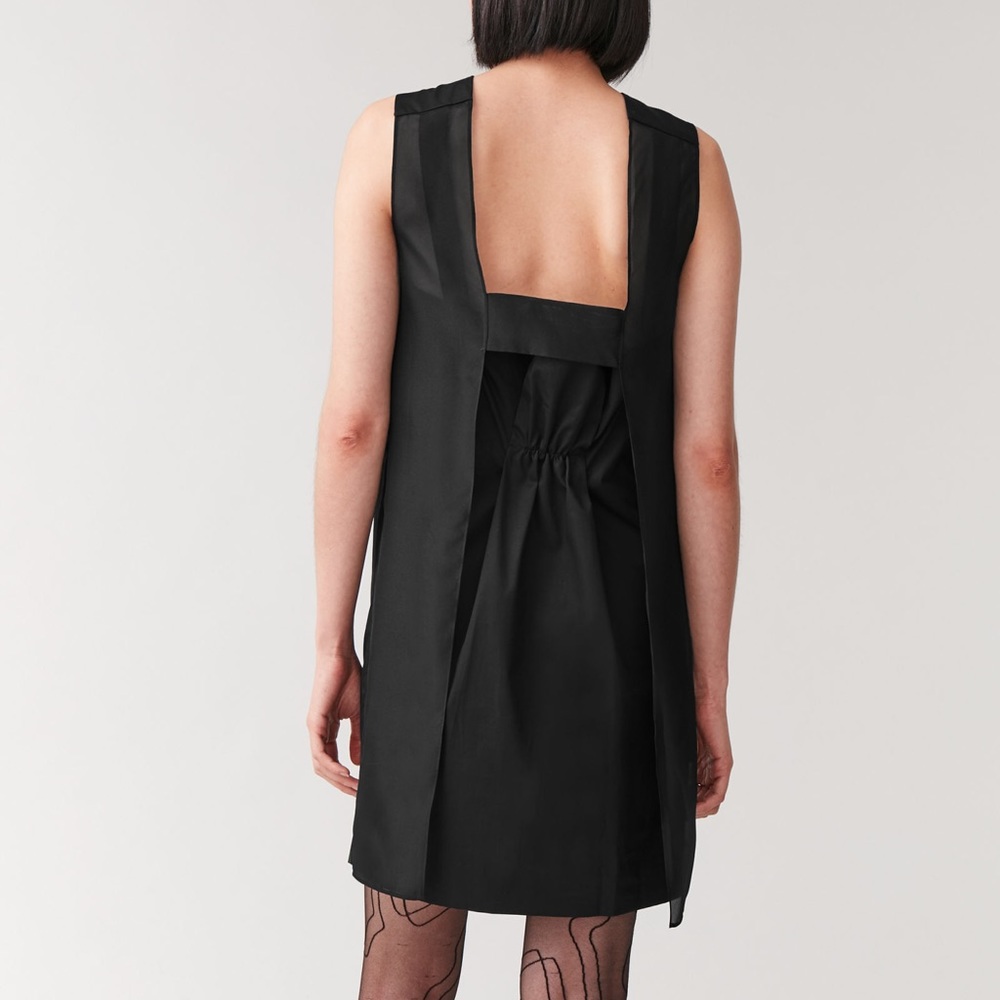 SALE❗️COS sleeveless dress with silk organza